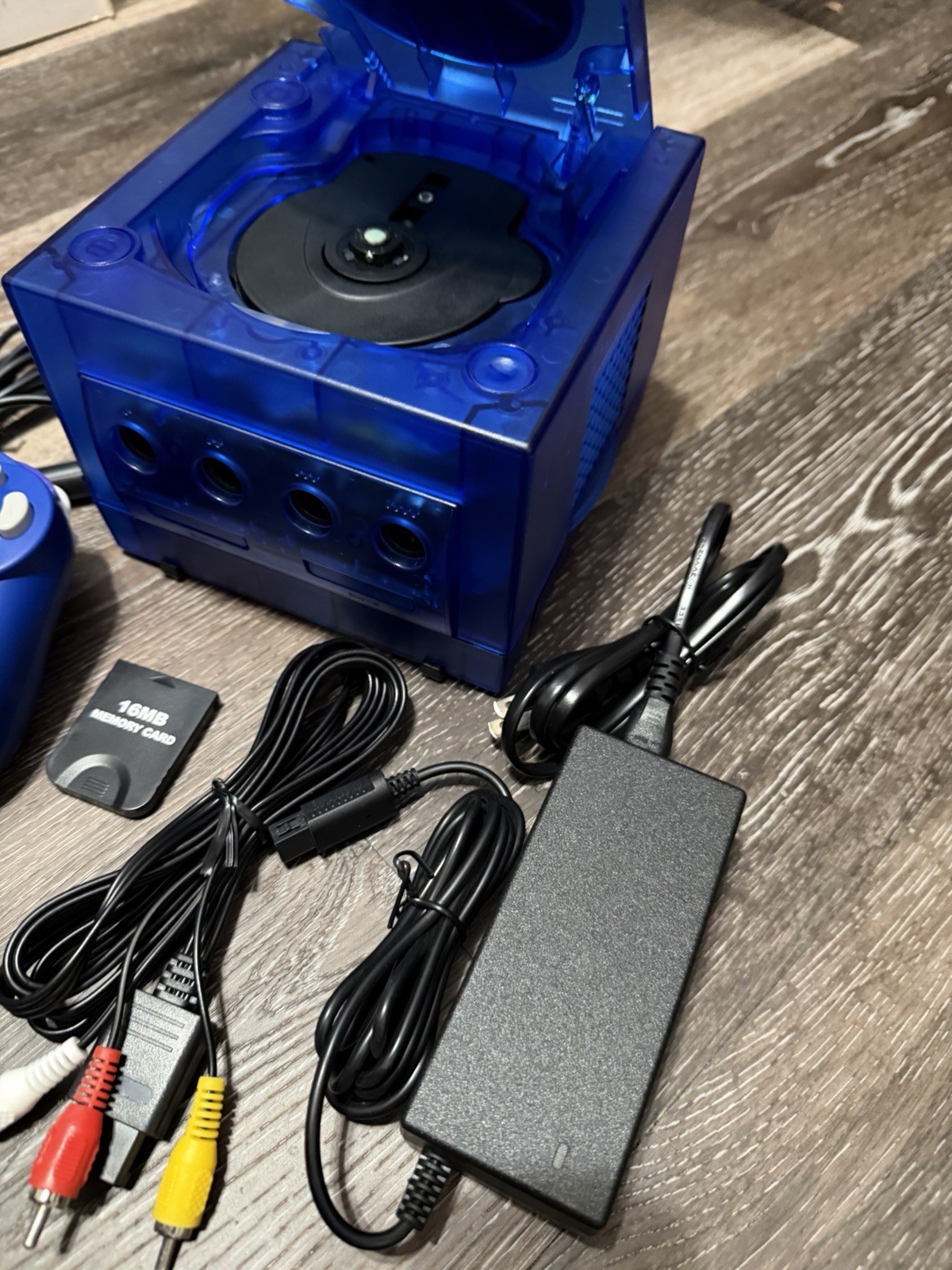 🔥 Nintendo GameCube – Translucent Navy Blue, Recapped, Bundle ‼️
