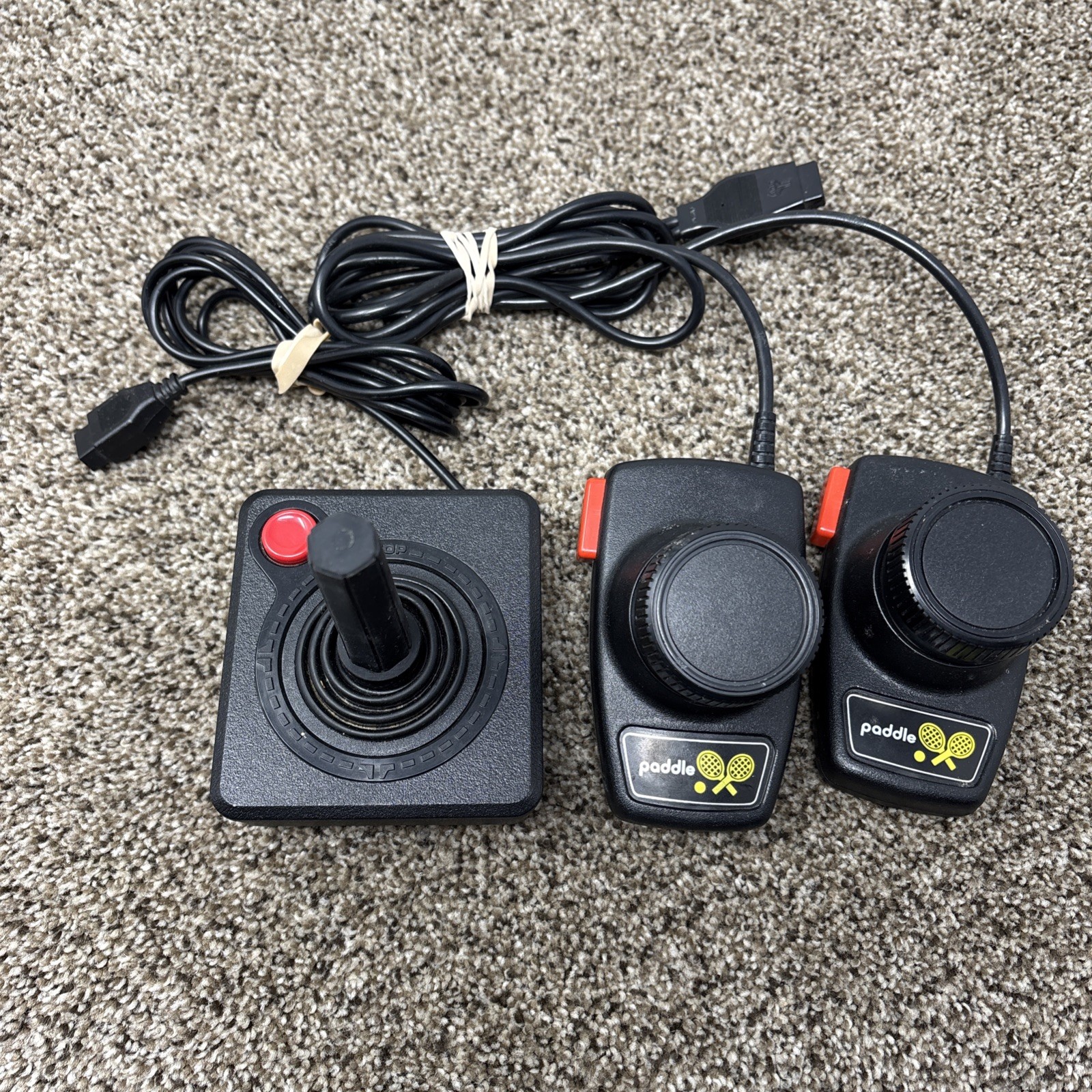 Atari 2600 System Bundle with Console, 30 Games, Joystick, Paddles, and More LOT