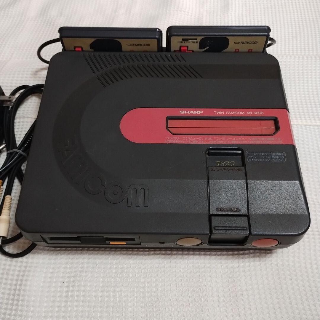 Sharp Twin Famicom console system Choose Red Black NTSC-J Nintendo