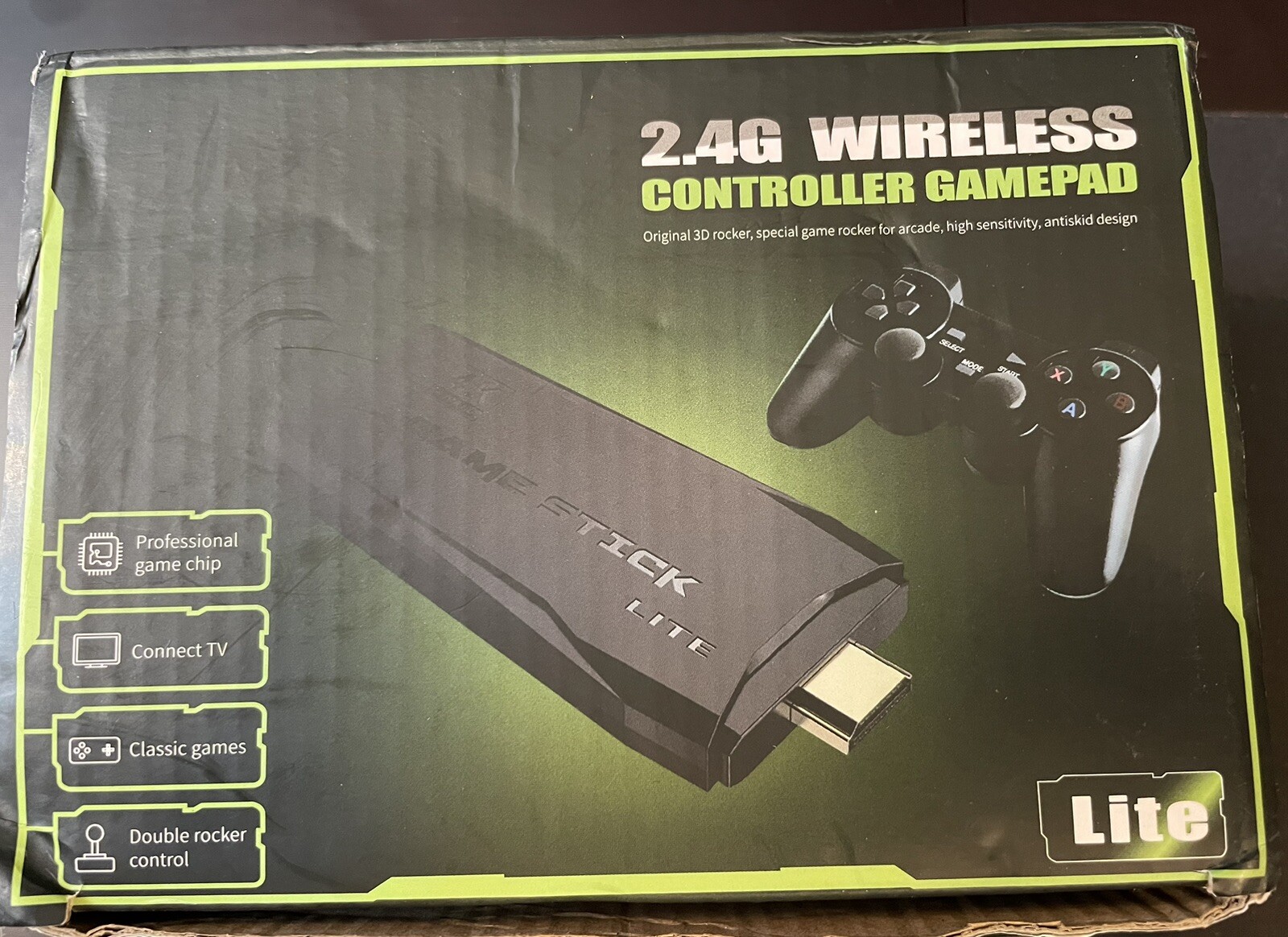 2.4G Wireless Controller Gamepad Lite – 4K Ultra HD Game Stick