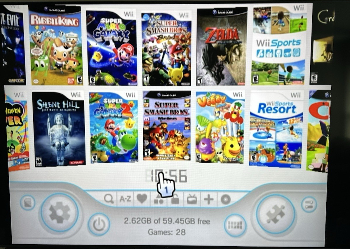 Nintendo Wii Console w/ 28 Games!