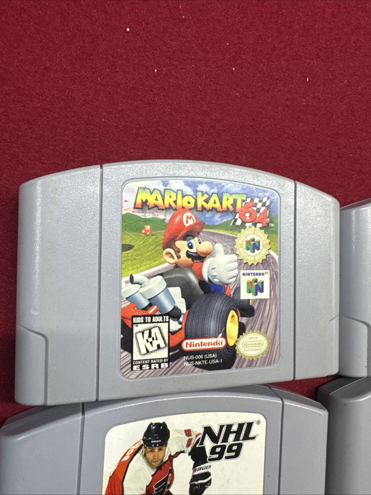 N64 Console Bundle Nintendo 64: Mario Kart 64 + 3 More Games. Tight Sticks. OEM