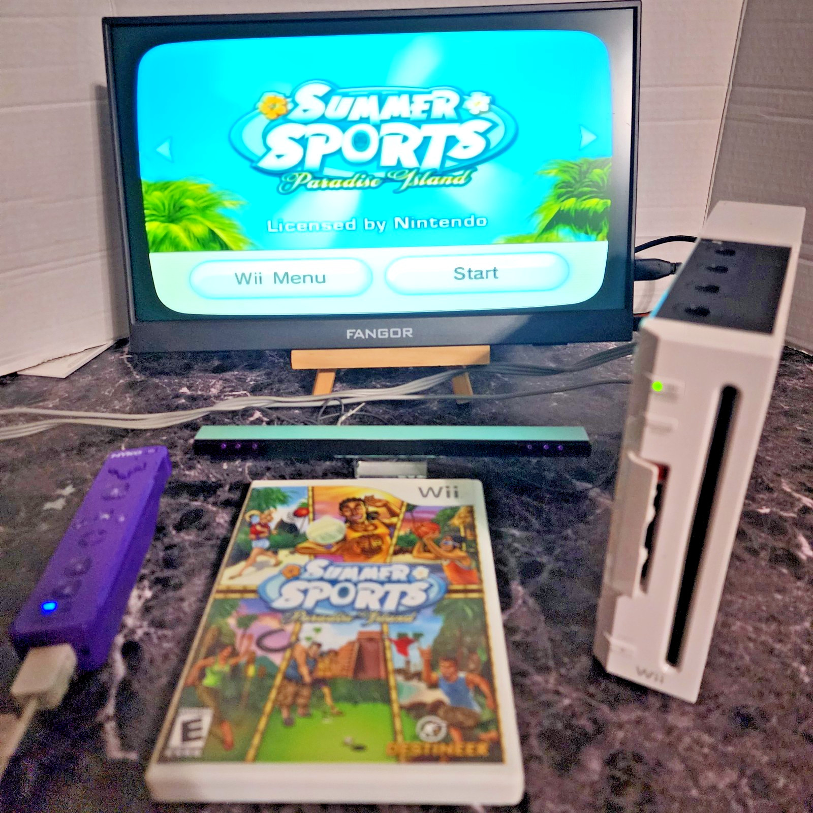 Nintendo Wii Console Bundle RVL-001 Tested Working 5 Games Accessories GameCube