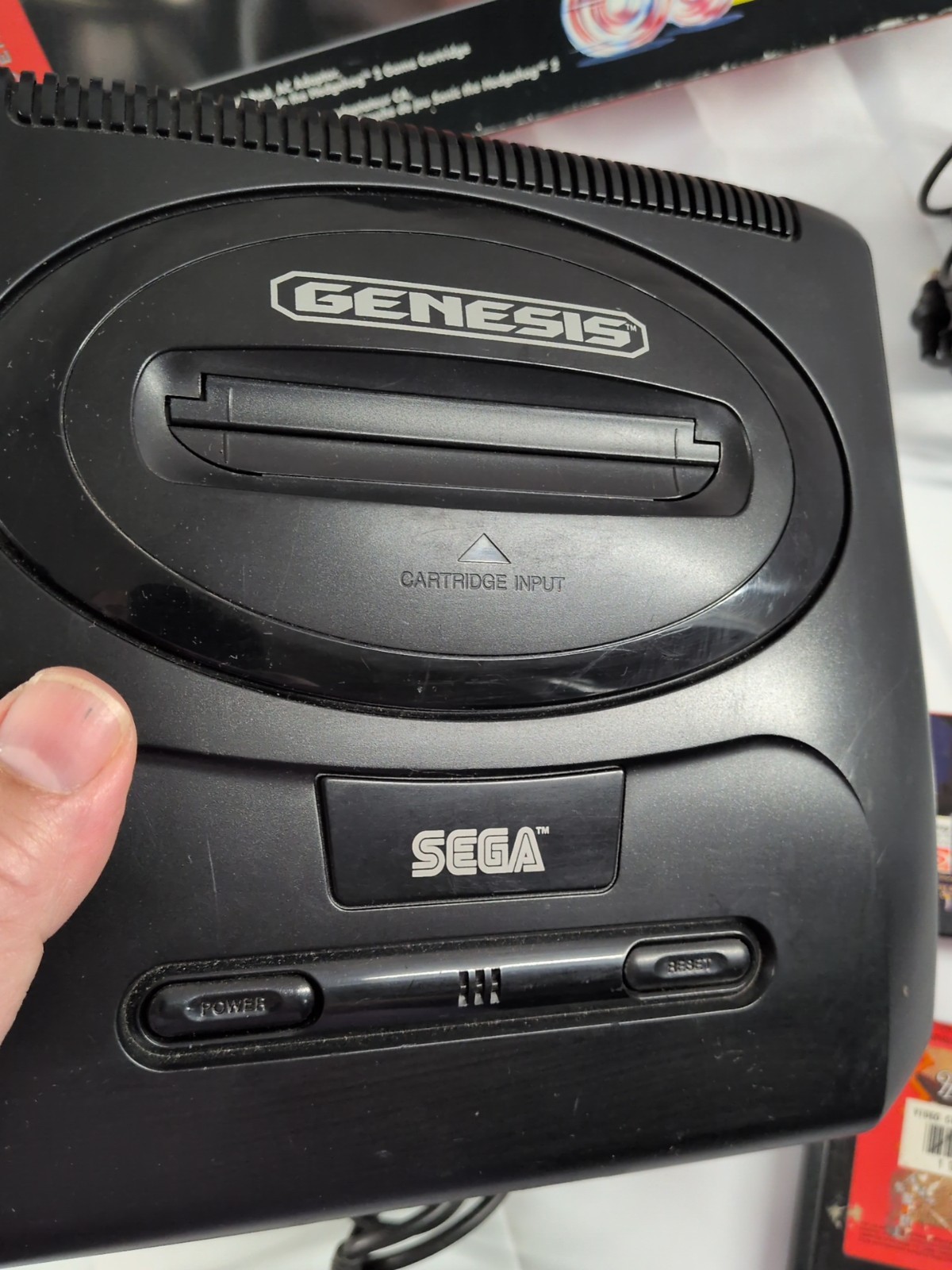 Sega Genesis Model 2 Console W/ 3 Games & Original Box Tested Works Toy Story…
