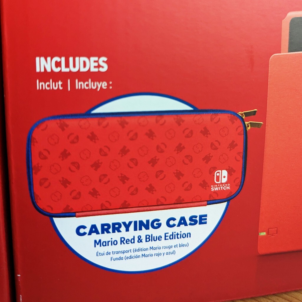 new + free shipping Nintendo Switch Mario Red & Blue Edition – 32GB