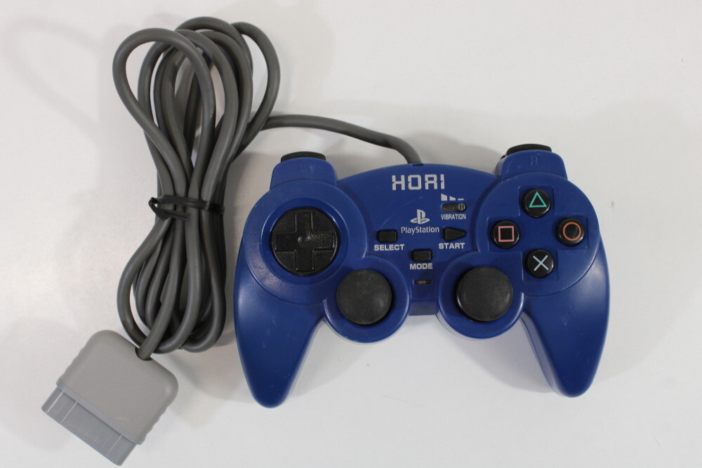 Hori Blue SIndou Pad Controller Playstation 2 PS2 DualShock 2 Japan Import PC362