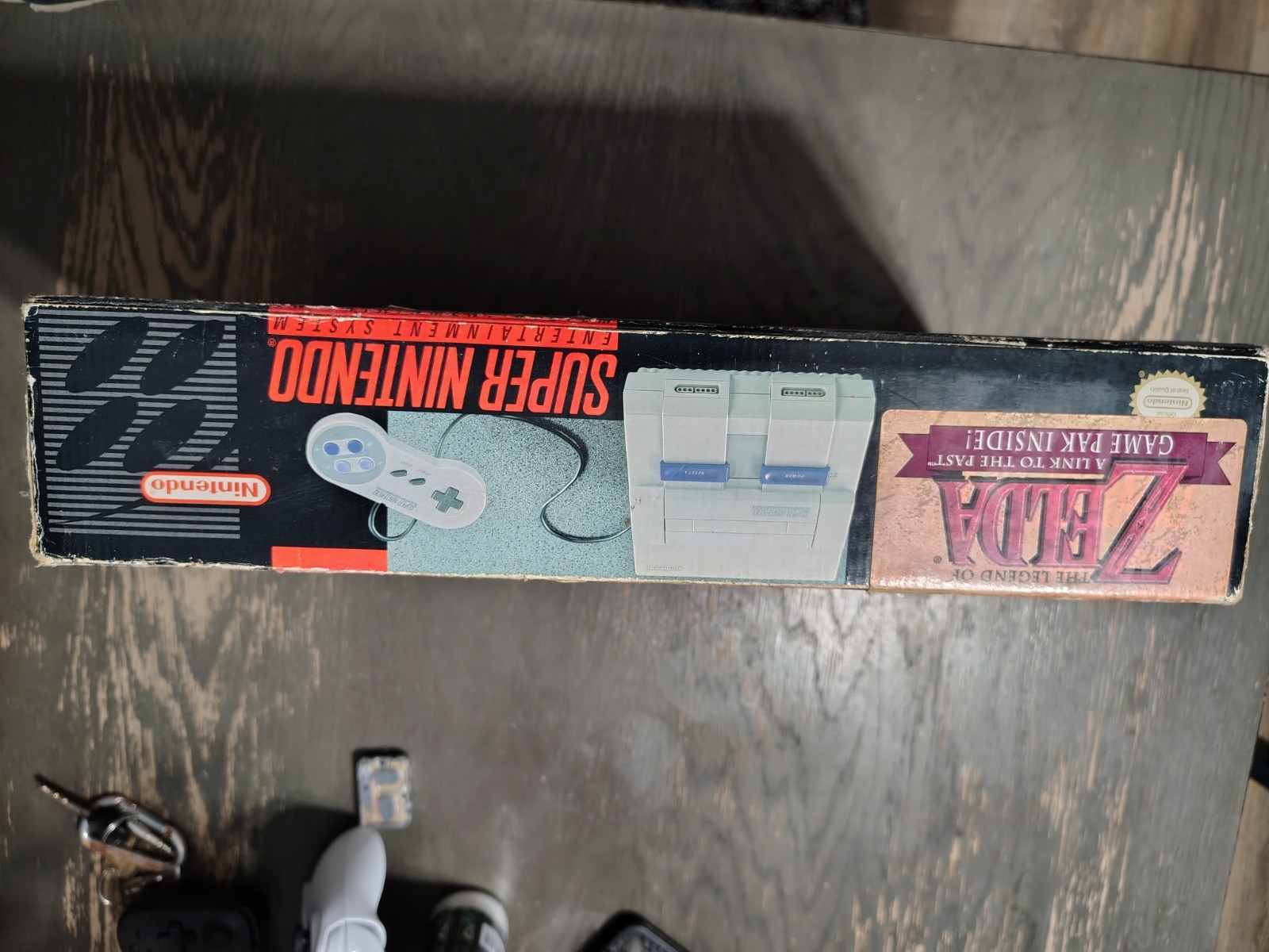Super Nintendo Zelda Edition SNES Console in Box