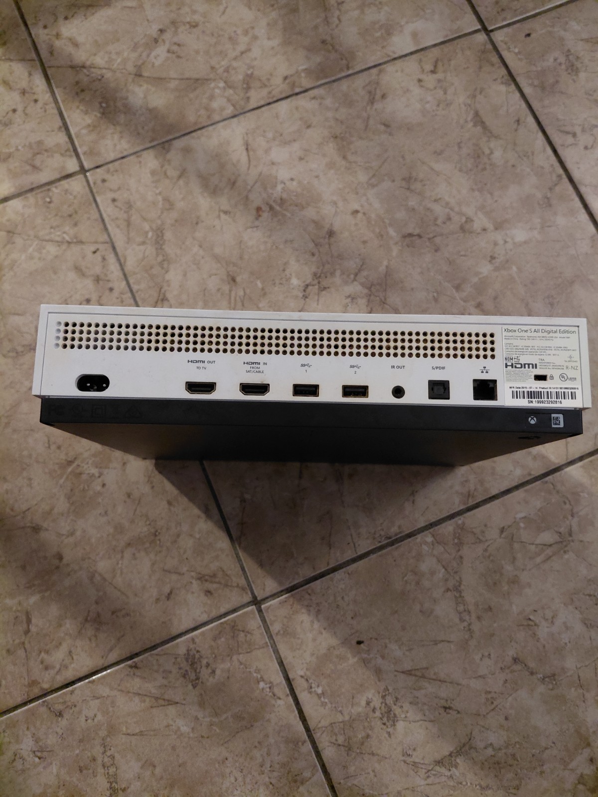 Microsoft Xbox One S 1TB Console – White