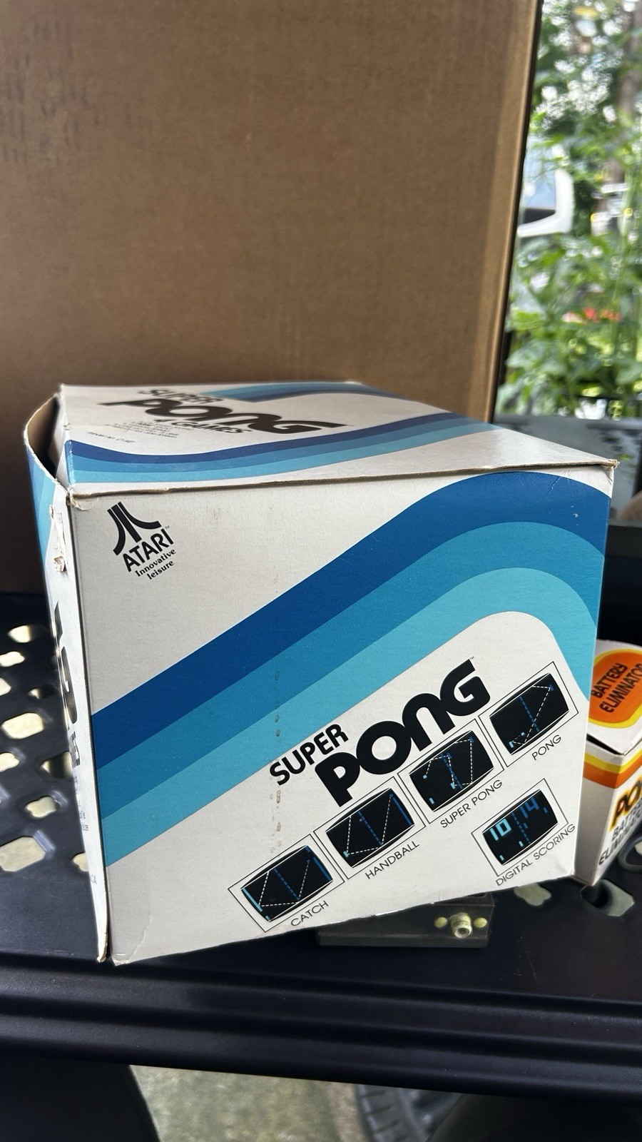 Atari Super Pong Game Console Box Foam , Model C-140 Untested