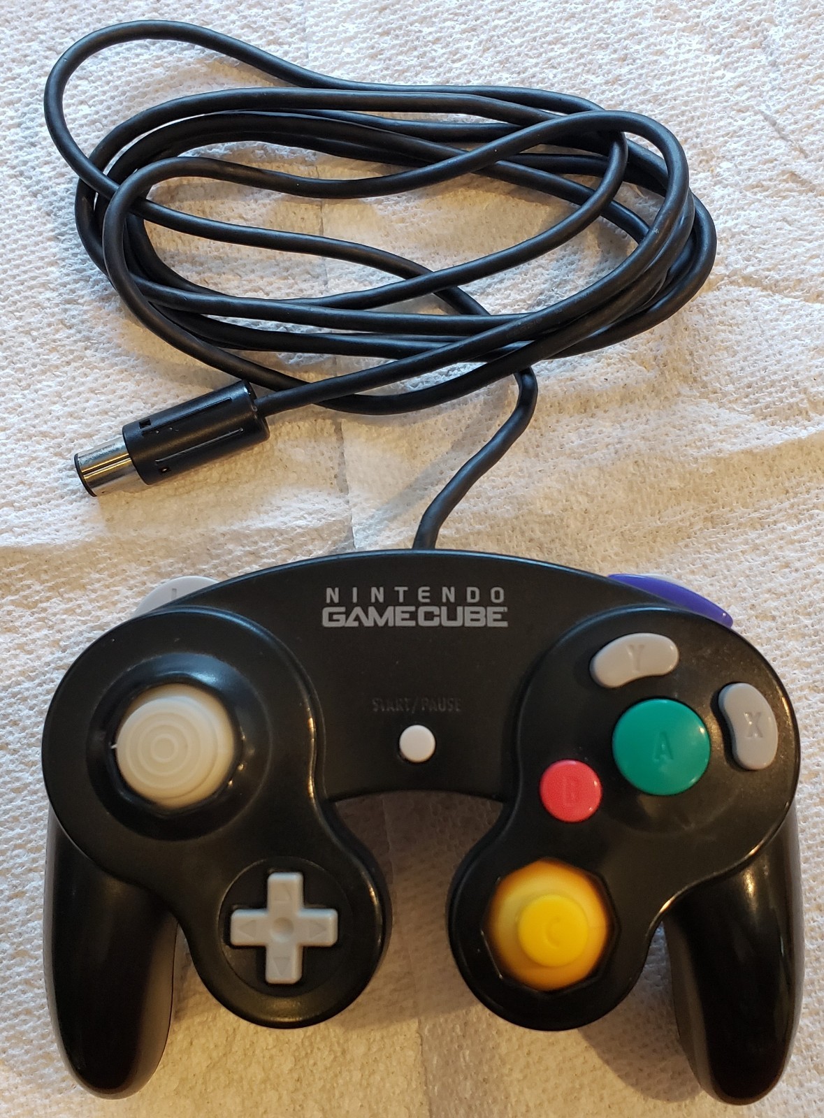 Nintendo GameCube Gaming System BLACK Console w/ Controller Mod SWISS