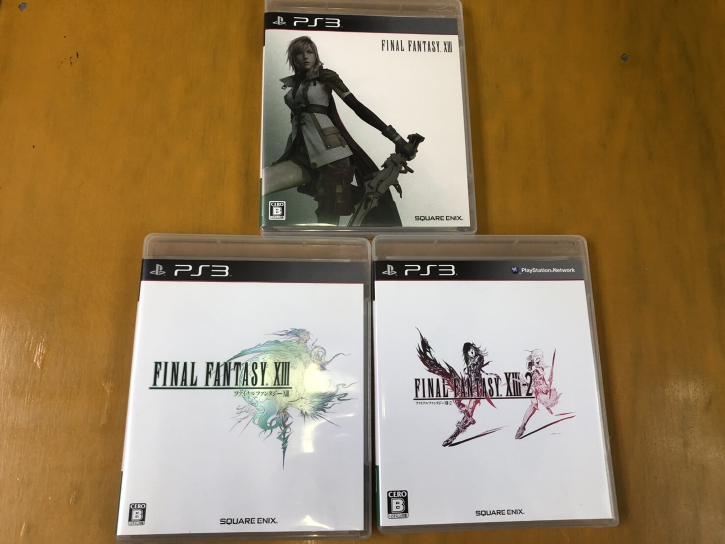 【PS3 game set 】FINAL FANTASY XIII ,XIII-2 ,limited set Japan