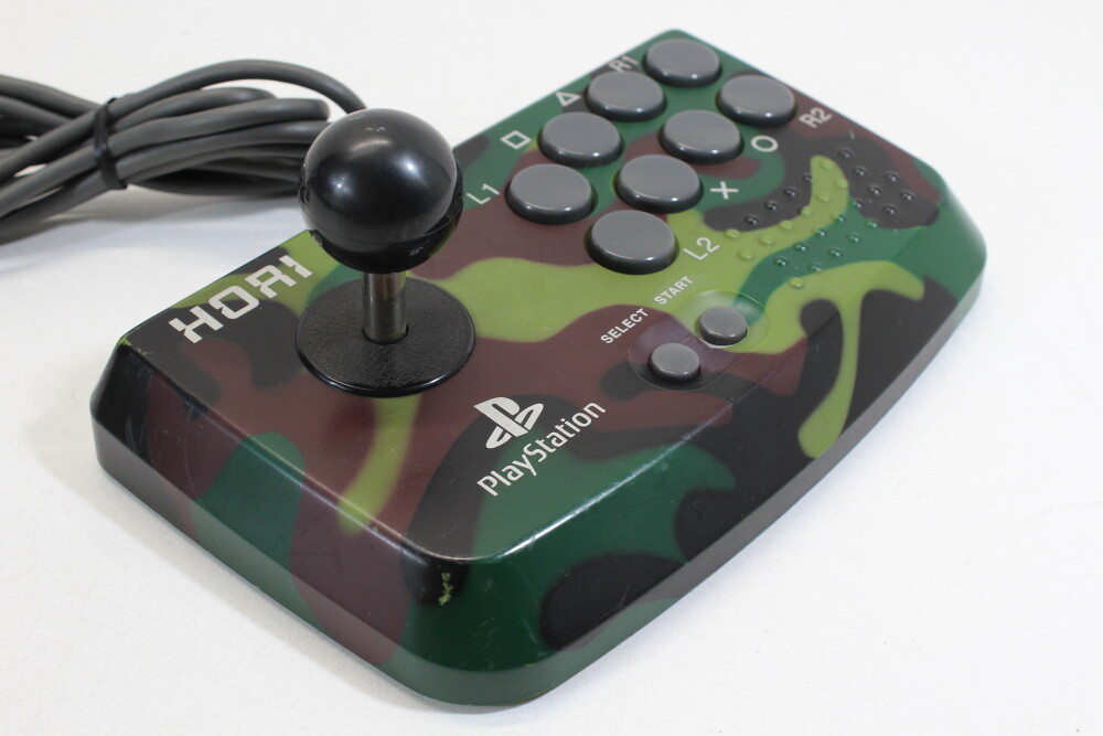 Hori Compact Joystick Meisai Controller HPS-47 Camouflage Camo PlayStation PS2