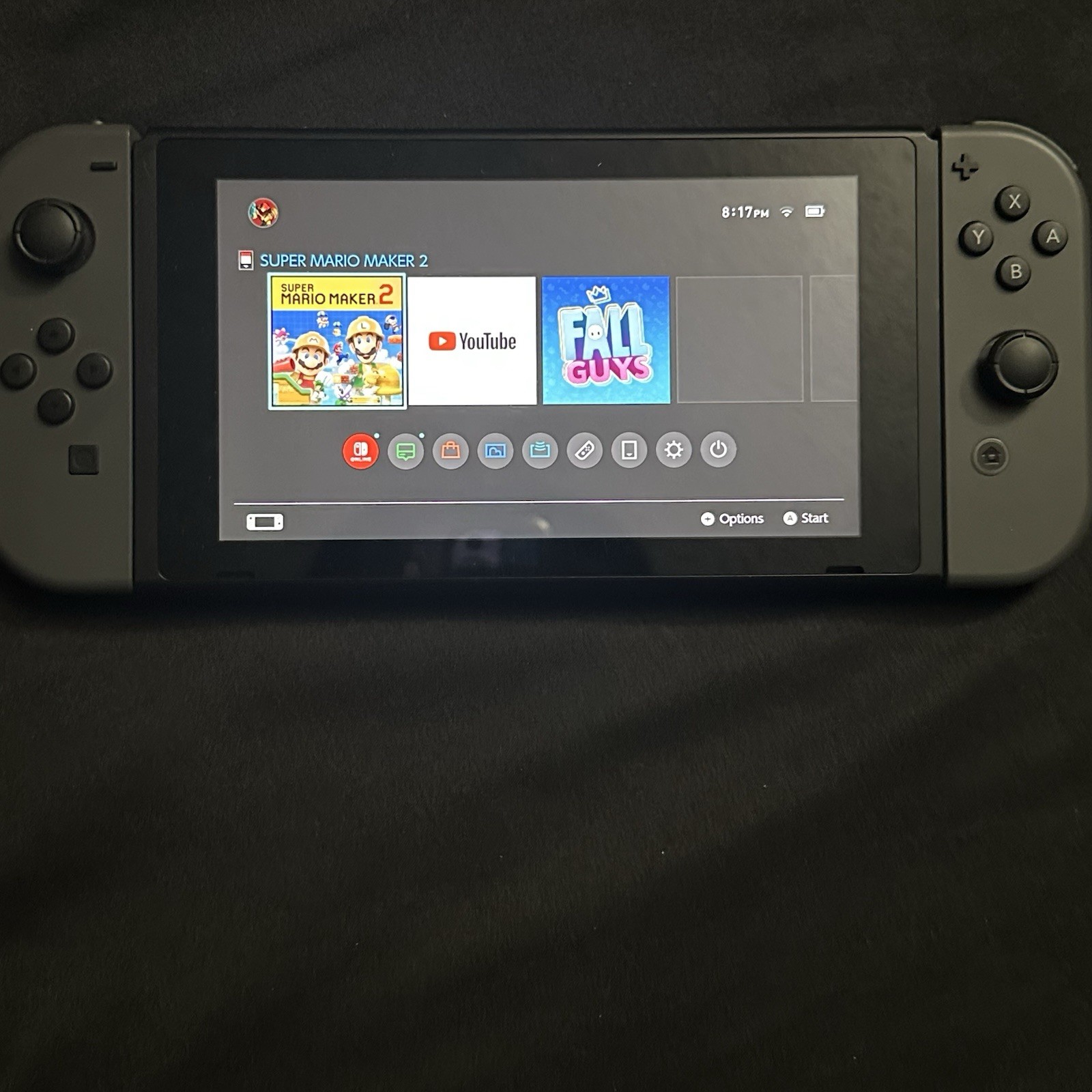 Nintendo Switch V1 Unpatched Console With Original Box, Accessories, and Game