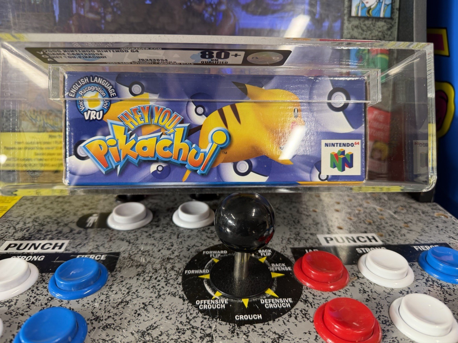 2000 Nintendo N64 Hey You, Pikachu Pokemon Complete CIB Graded VGA 80+ Qualified