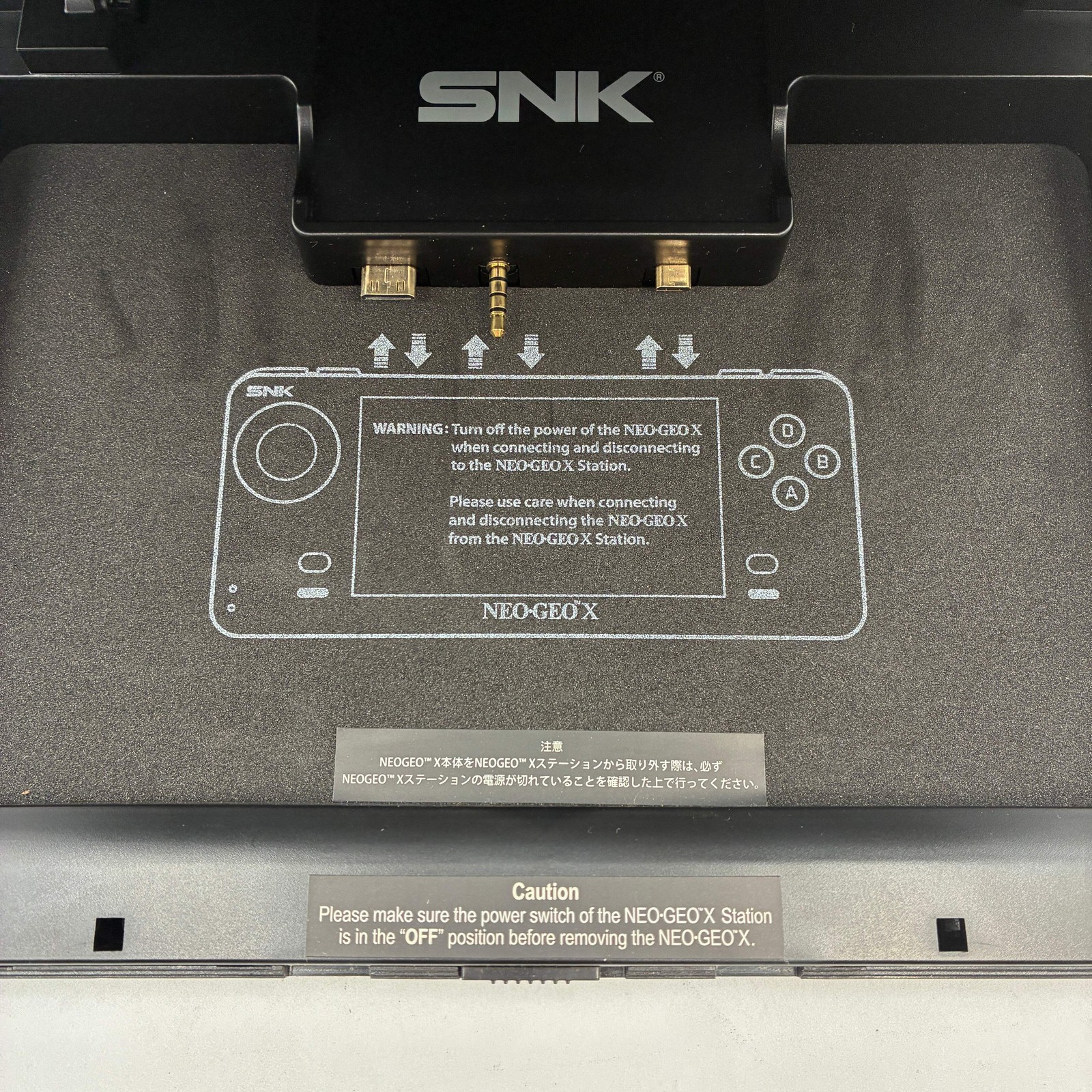 NEOGEO X Station + Joystick SET For NEOGEO X SNK NG-001 NEO-GEO X GOLD 2012