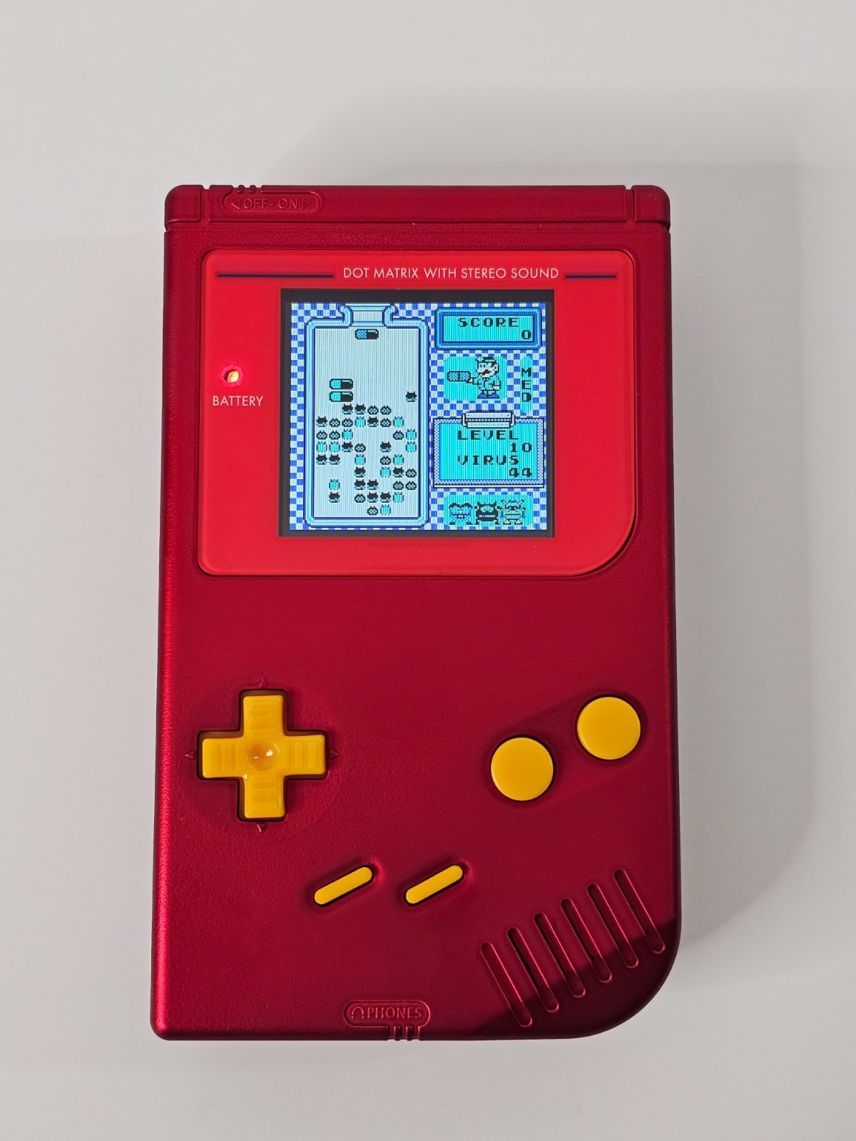 Custom Nintendo Game Boy DMG-01 – V5 IPS Backlit Screen – Cleaned & Serviced