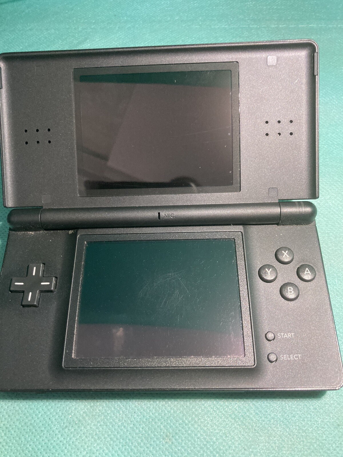 Nintendo DS Lite Handheld System – Onyx Black ***PARTS or REPAIR***