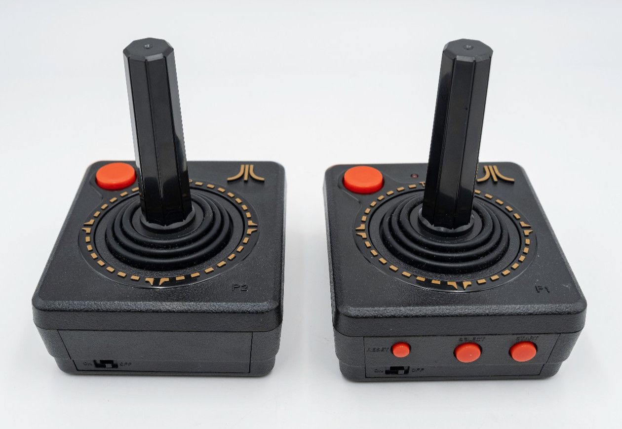 Atari Flashback 5 Classic Game Console + 2 Wireless Joystick Controllers & Cords