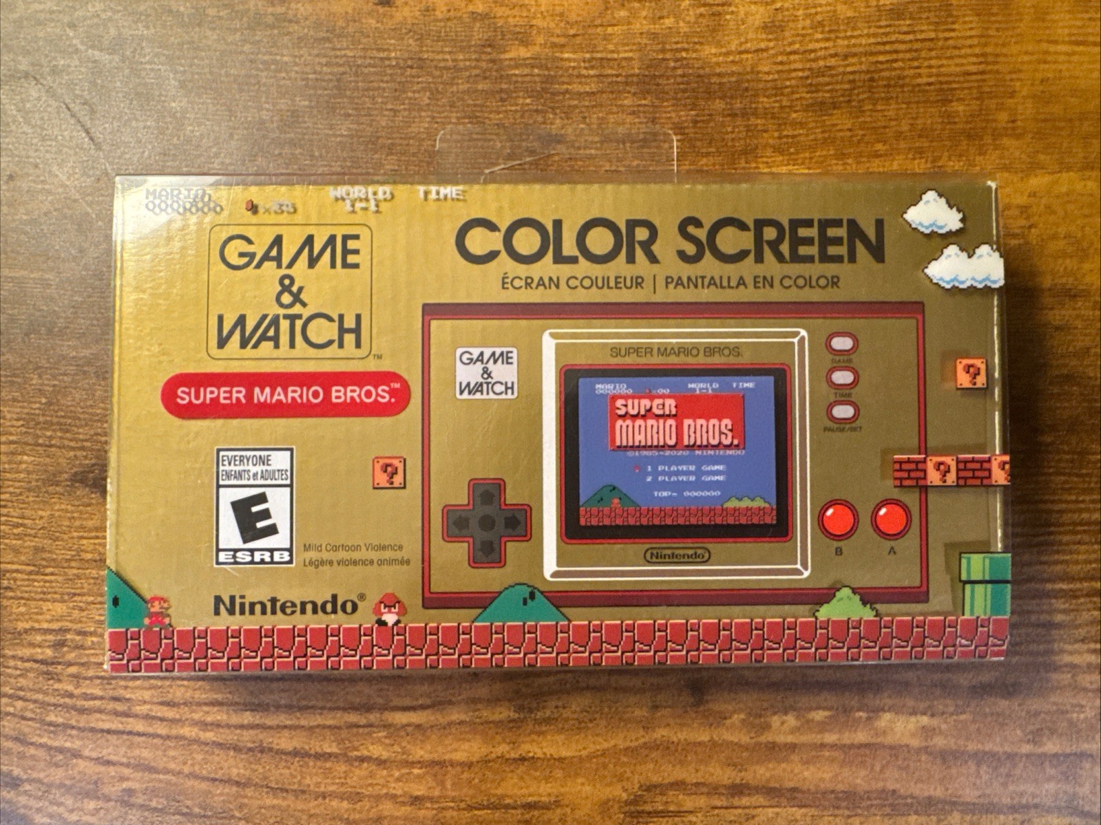 Nintendo Game & Watch: Super Mario Bros. Handheld Console New Open Box CIB