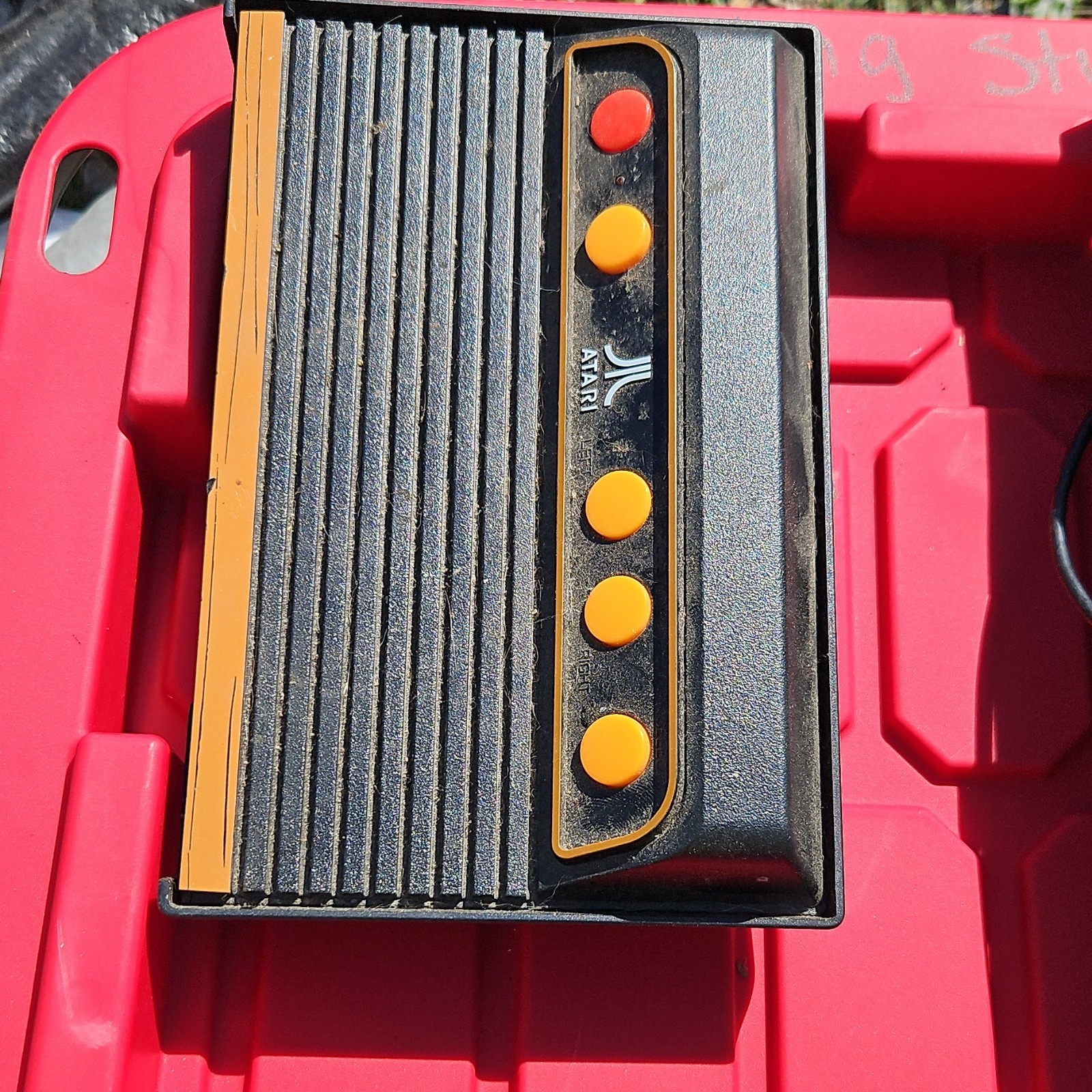 Atari Flashback Microconsole Black Orange Yellow Atari 2600 Video Game Console