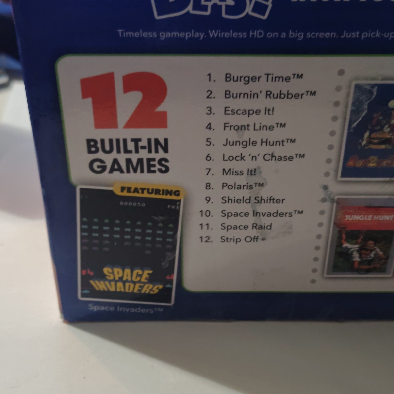 AtGames Legends Flashback Blast! Space Invaders HDMI Dongle Wireless, 12 Games