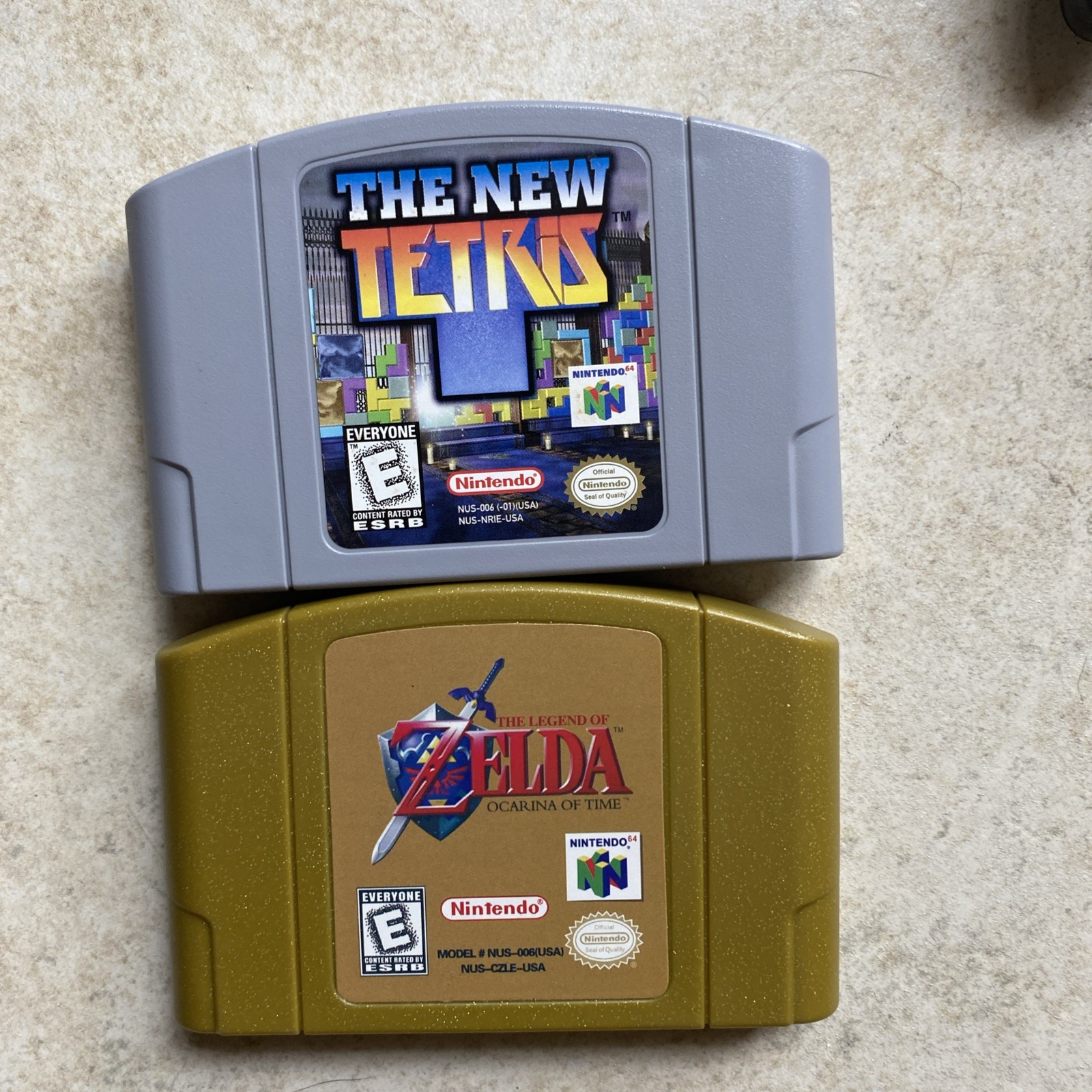 Nintendo N64 Console bundle NUS-001 Gray With 2 games & controller