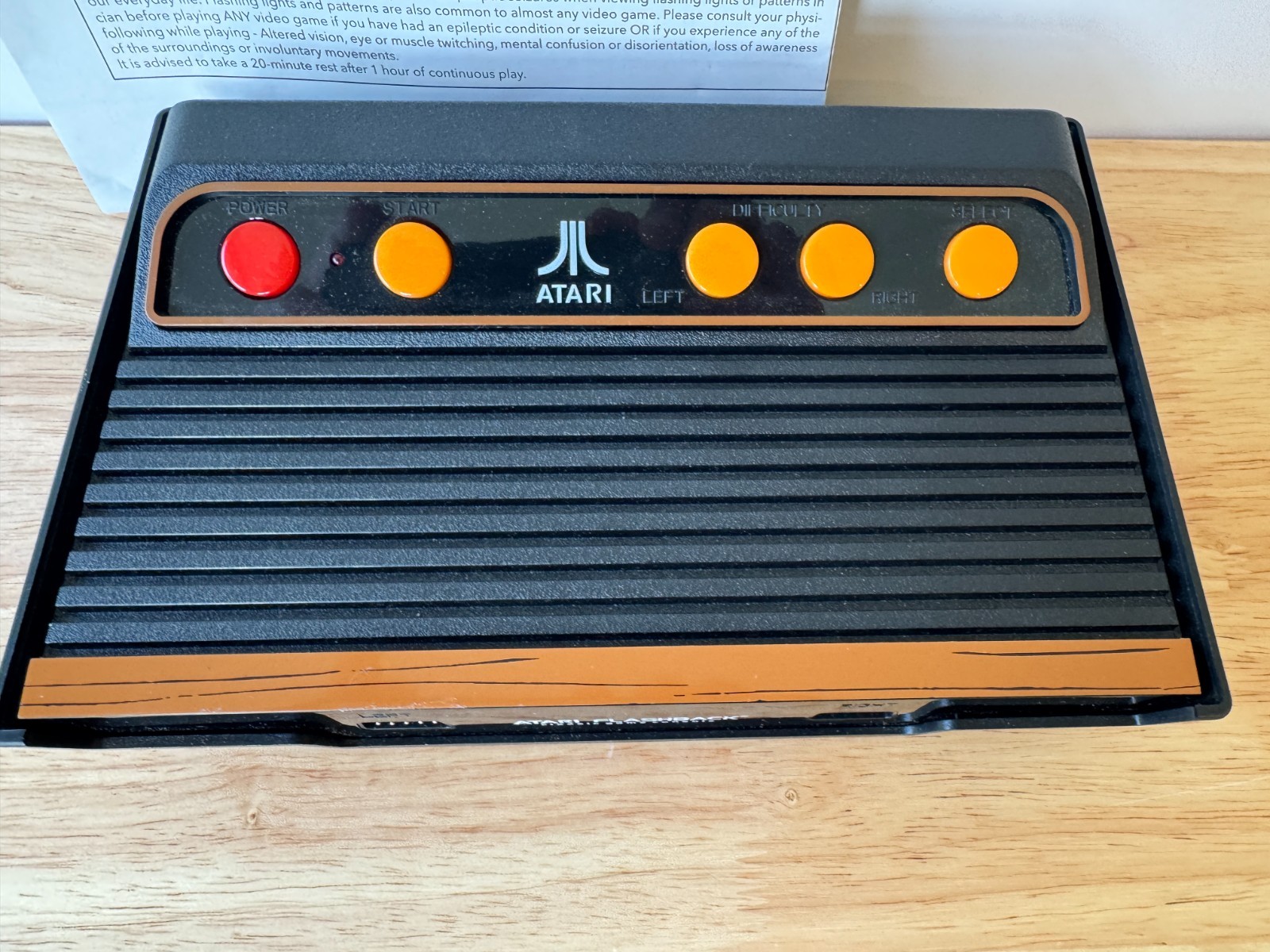 Atari Flashback 9 – 100+ Games UNIT ONLY No Controllers or Power Supply UNTESTED
