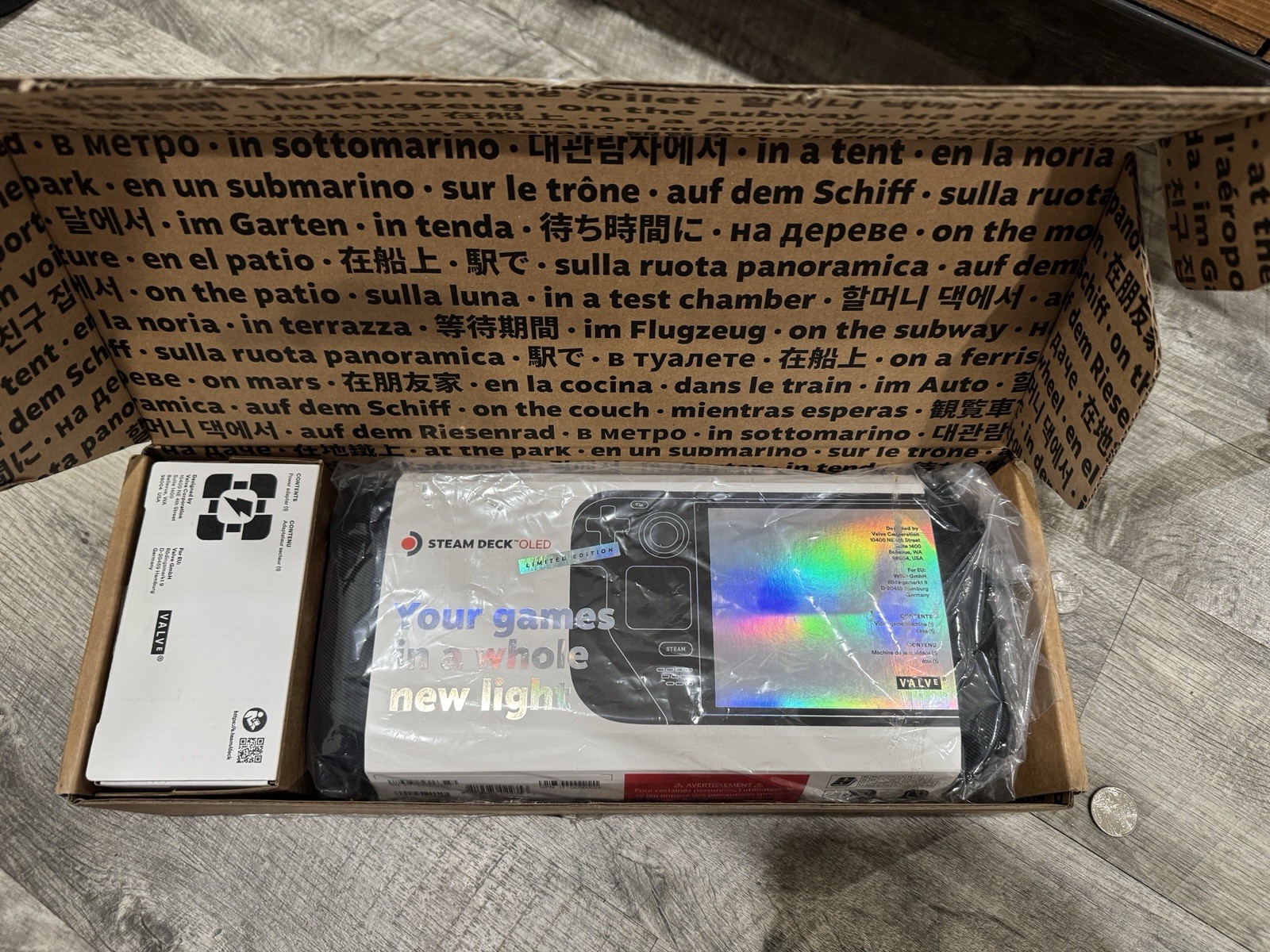 SteamDeck OLED 1TB – Limited Edition Transparent Black Version – Great Shape