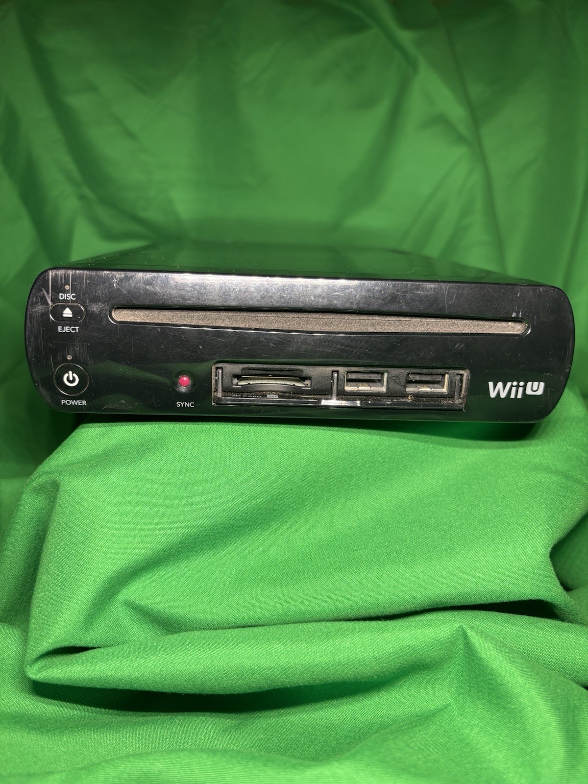 Nintendo Wii U Black Model: WUP-101 (02) 32GB Console For Parts Or Repair