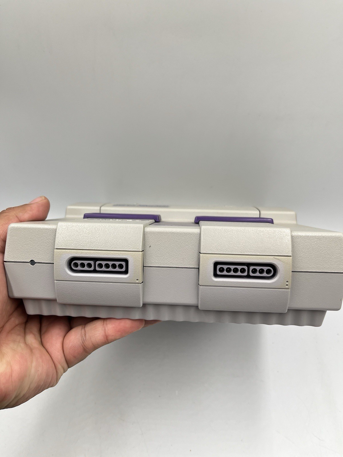 Super Nintendo Entertainment System SNES Console OEM Controller + Cords TESTED