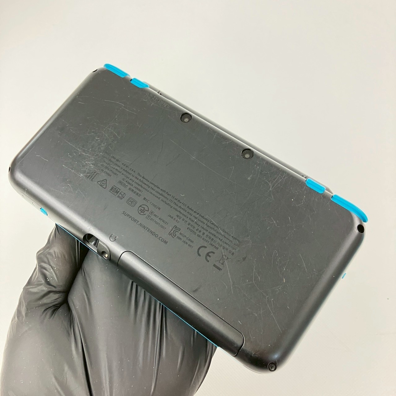 Nintendo new 2DS XL LL Turquoise x Black Console Boxed A Rank Japanese Only 86