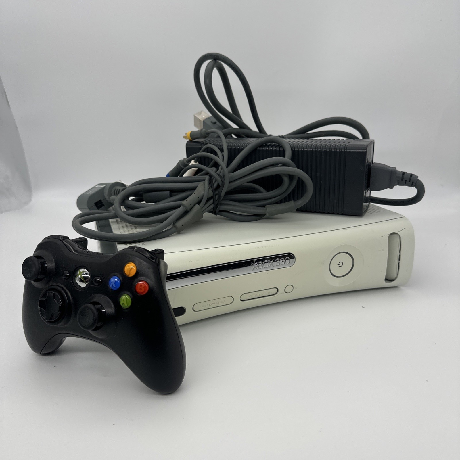 Xbox 360 Xenon Launch Console Bundle Tested OEM Cables One Controller Tested