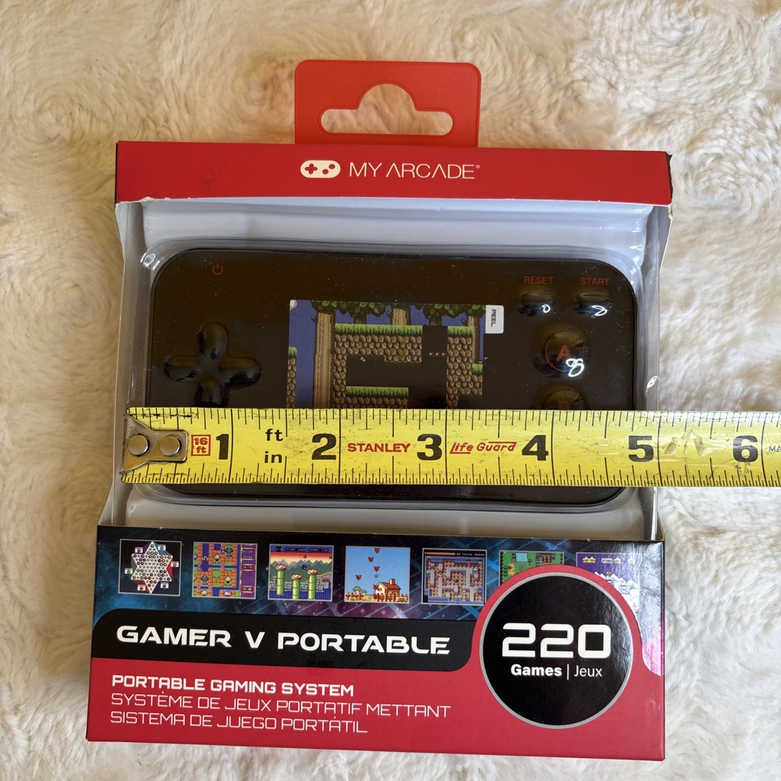 MY ARCADE Portable Handheld Gaming System (220 Built-in Games)