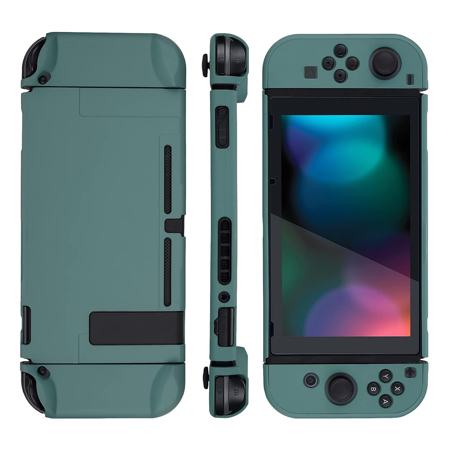 Separable Protector Hard Shell for NS Joycon- Hunter Green
