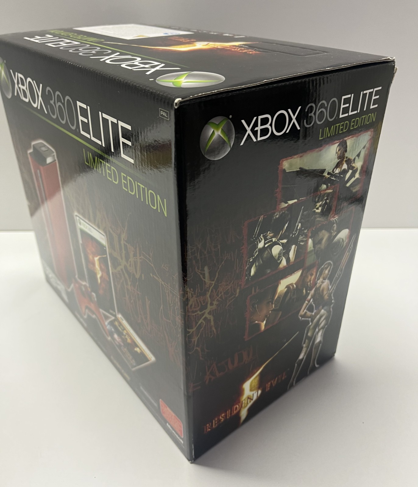 MICROSOFT XBOX 360 ELITE RESIDENT EVIL 5 EDITION 120GB RED CONSOLE NEW SEALED
