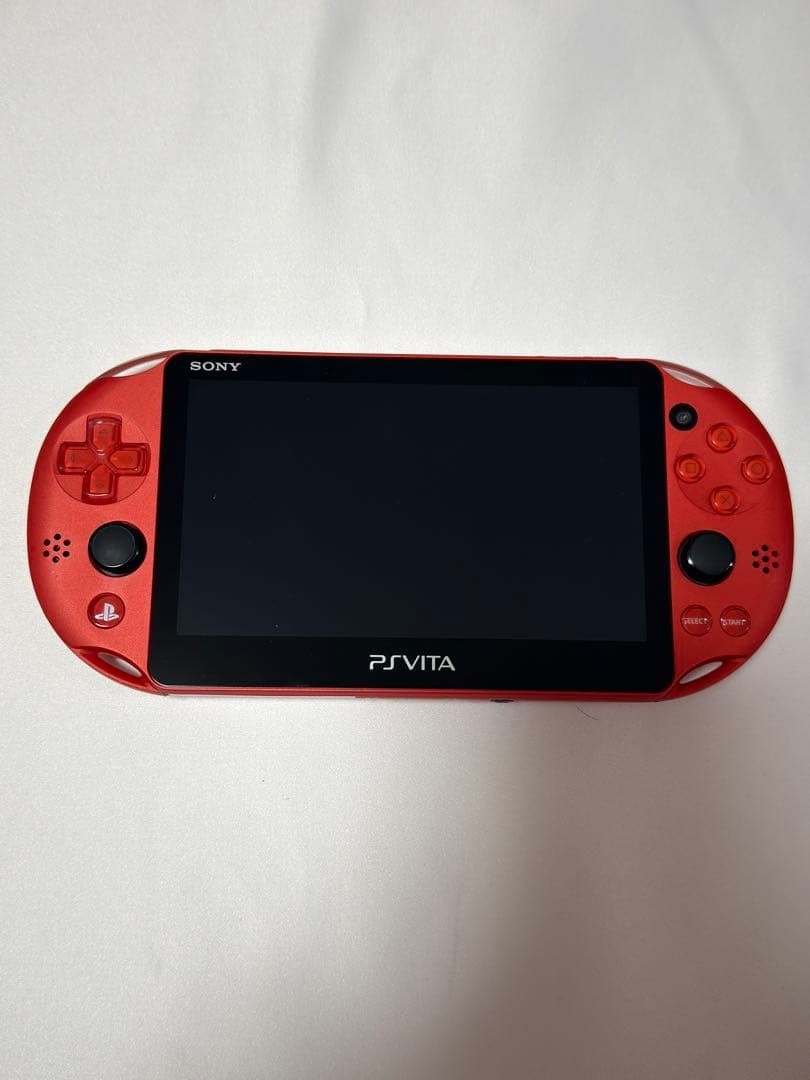 Excellent PS Vita Slim PCH-2000 Metallic Red – Tested