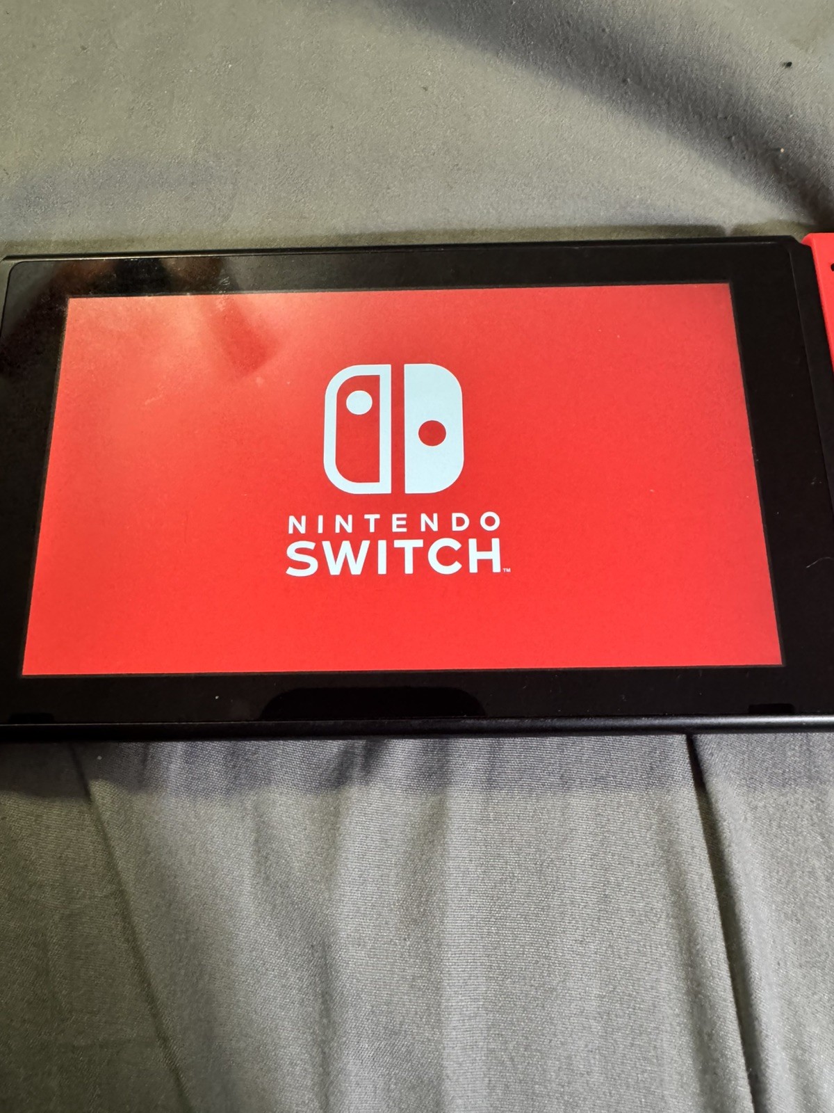 Nintendo Switch v2 Handheld Game Console Only HAC-001(-01) Black Bad Joycon READ