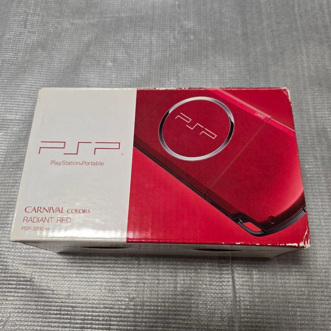 Sony PSP-3000 Radiant Red Console Tested Working Region Free Box Manual