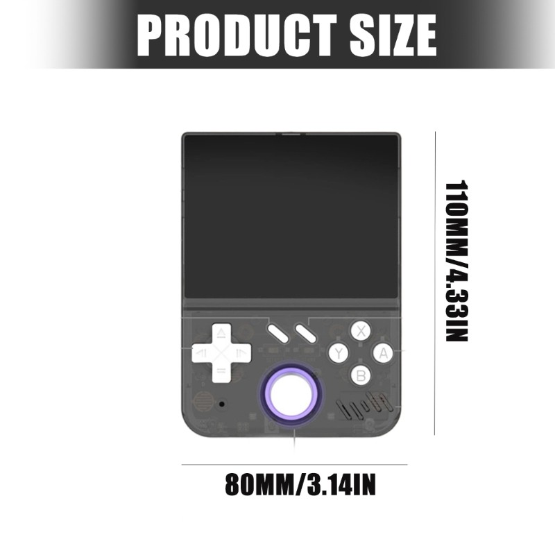 Portable Ergonomic Mini Handheld Game Console 64GB Storage Open Source Platform