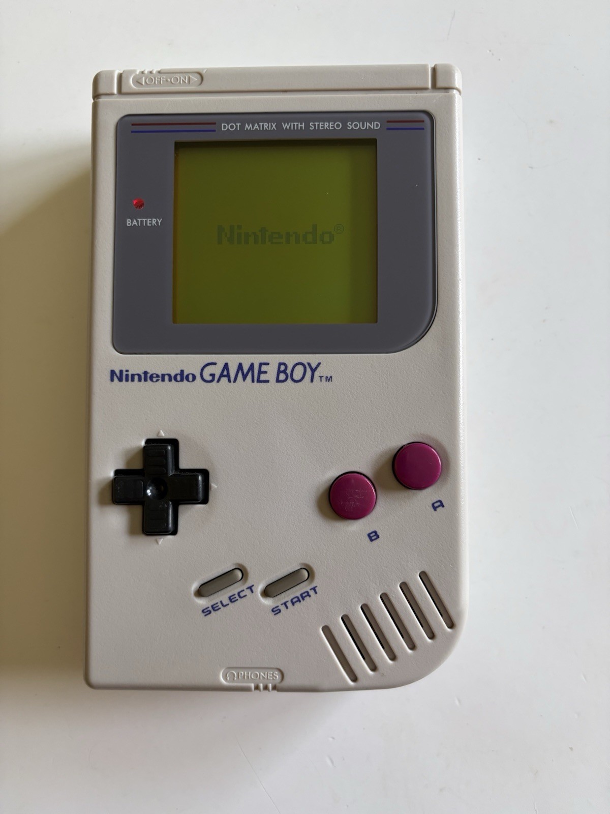 Professionally Restored OEM Original Game Boy DMG-01 Console Handheld