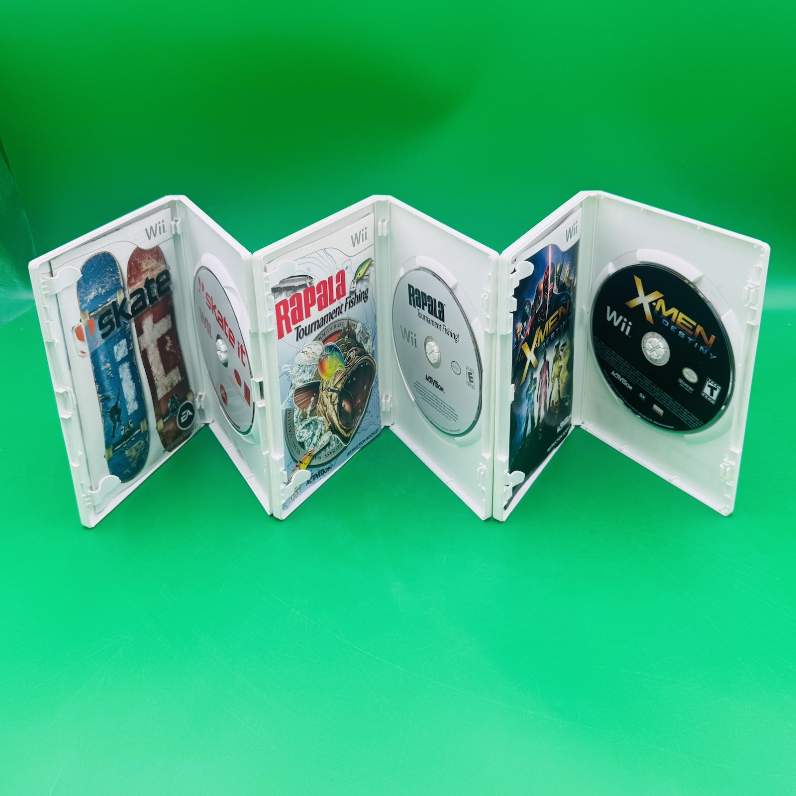 Nintendo Wii Console Complete In Box CIB Bundle w/ Wii Sports + 6 Games – Tested
