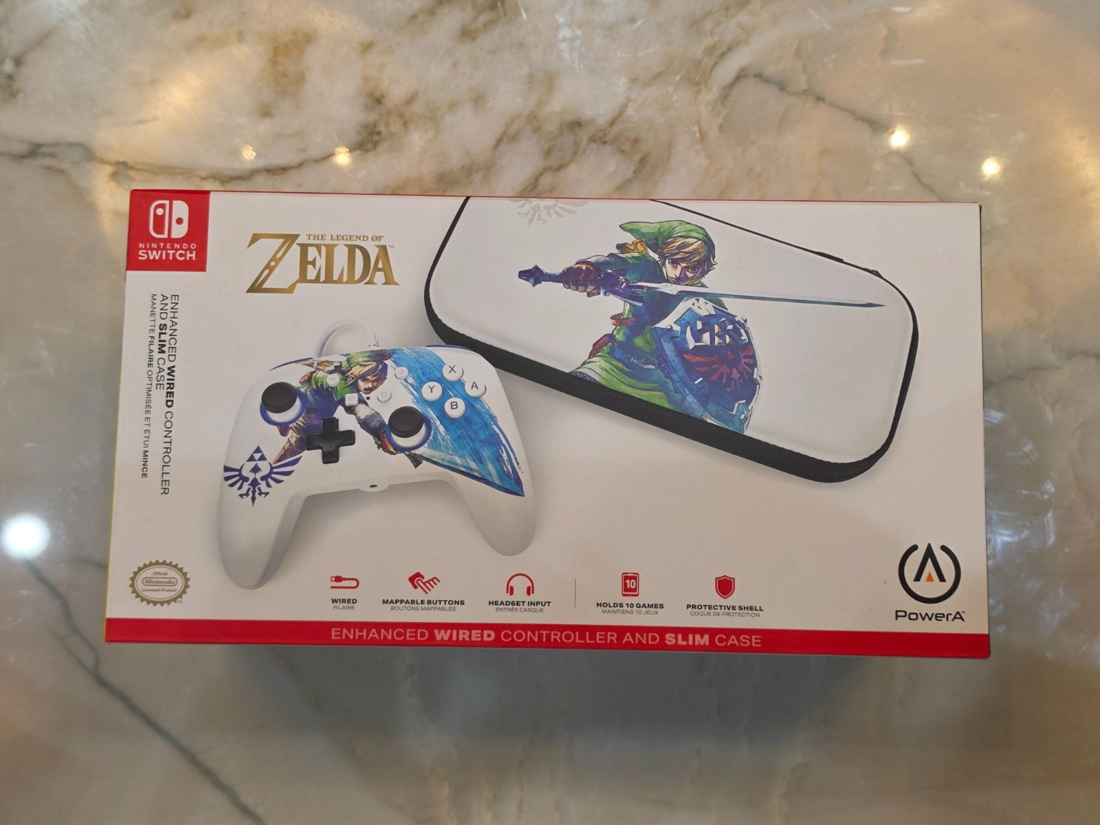 Nintendo Switch OLED Splatoon 3 Edition Console, 128GB SD, Hori Split, Case+More