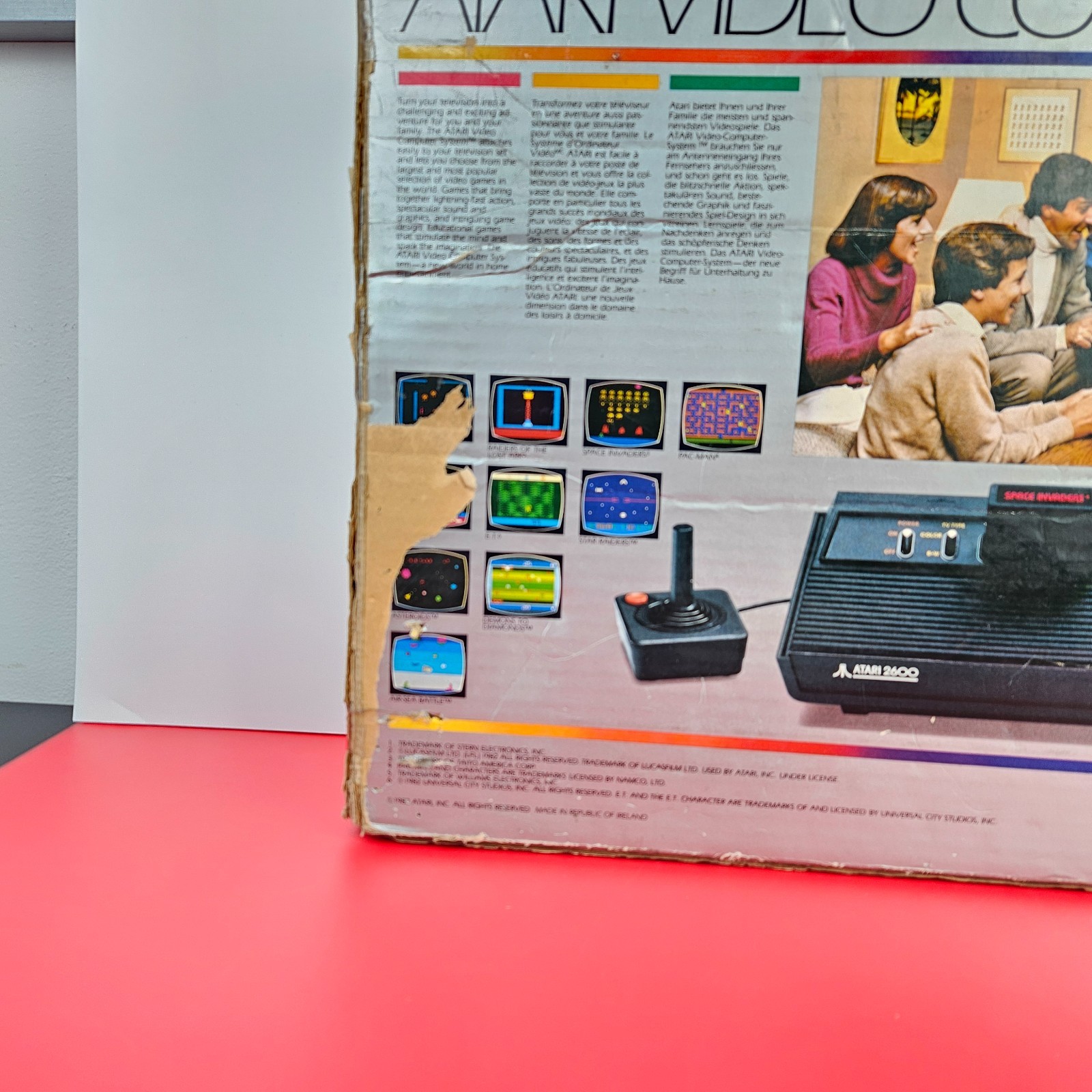 Atari 2600 “Darth Vader” VCS Console Box, Space Invaders, 2 Joysticks COMPLETE
