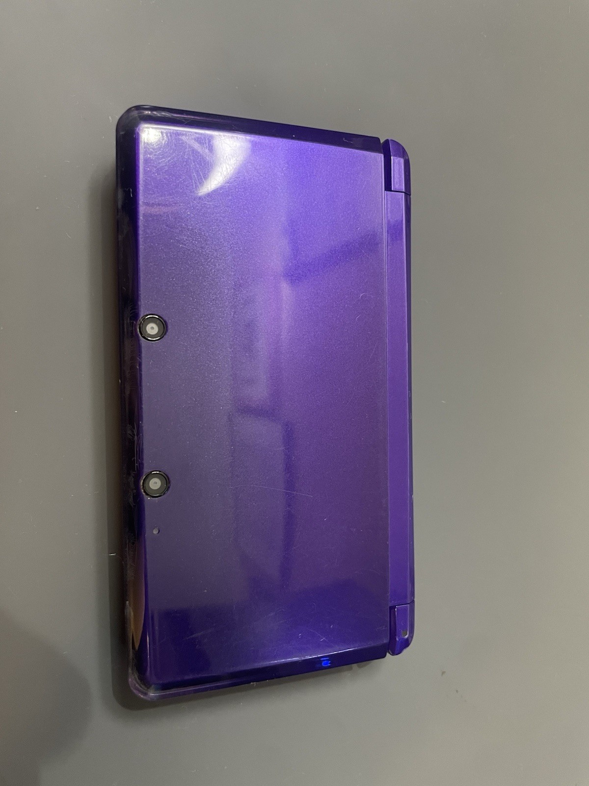 Nintendo 3DS Purple Handheld System 3D Audio Tech Headphone Jack CTR-001