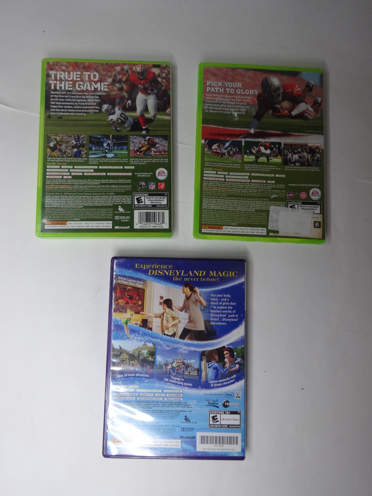 Xbox 360 S 256 GB Bundle: 1439 Console, Kinect , controller and 3 games; Tested