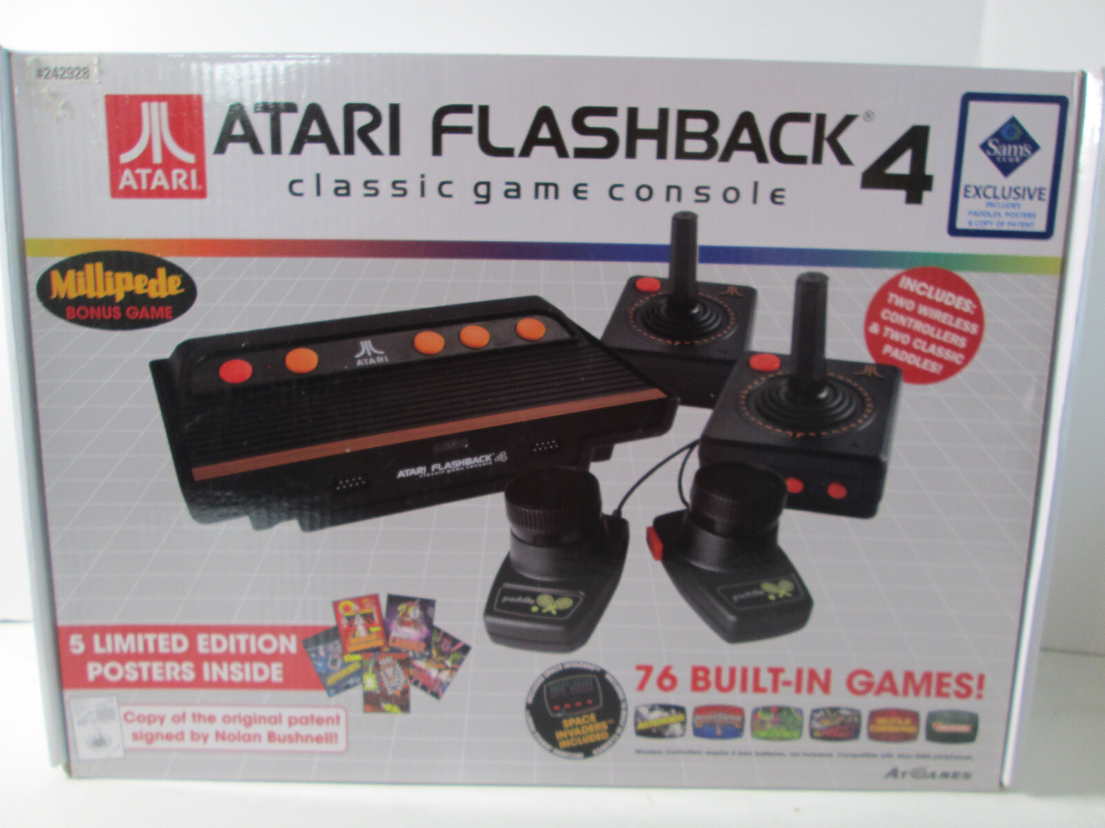 Atari Flashback 4 Game Console Includes 76 Games Retro 1980s Gaming Complete