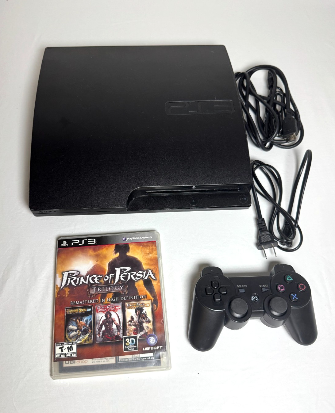 Sony PlayStation 3 Black Console with controller & Prince of Persia