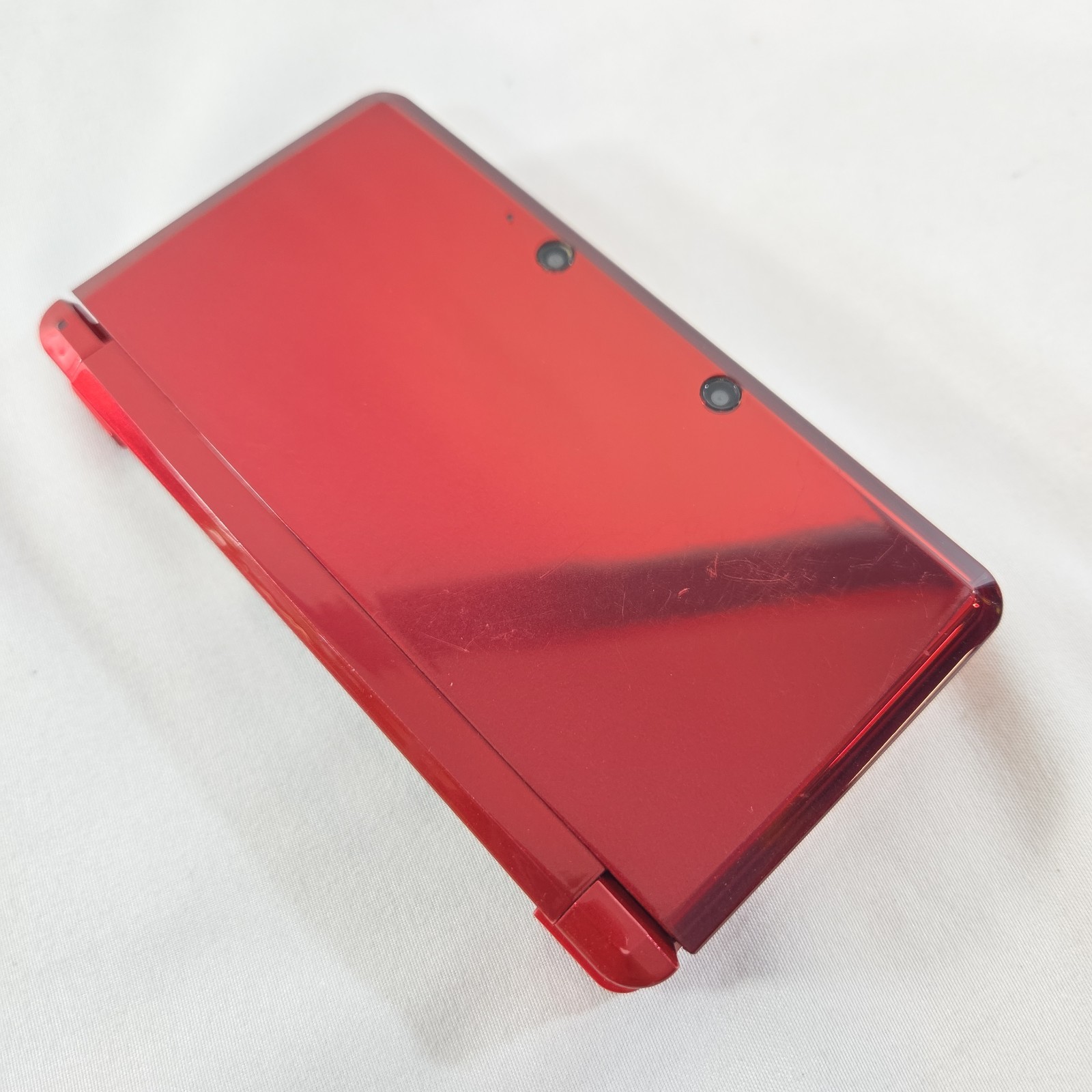 Nintendo 3DS Handheld System – Flame Red With Charger + 2GB SD CARD CTR-001