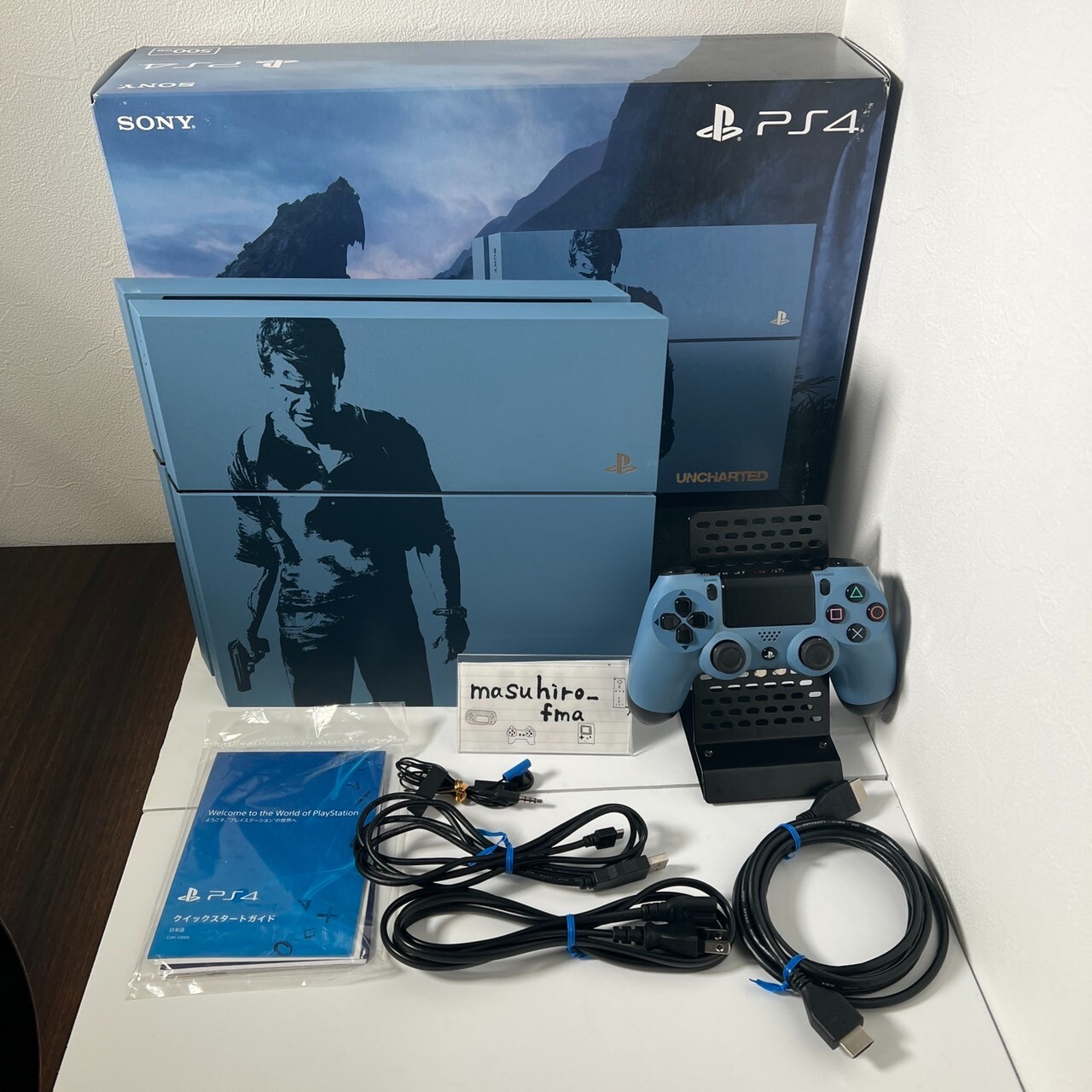 Sony PlayStation 4 PS4 500GB Uncharted Blue Console Limited Edition Japan BOX