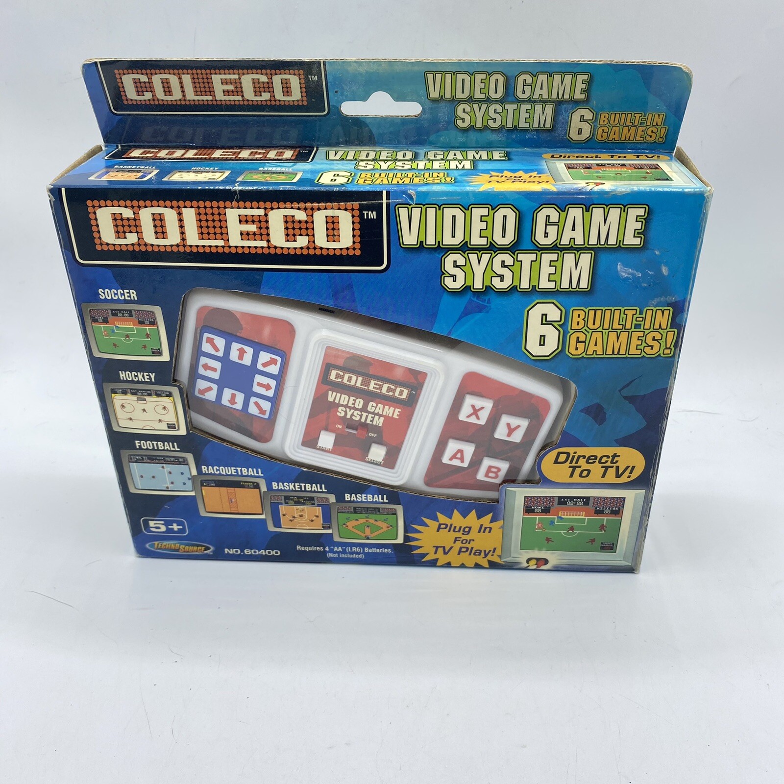 NOS Coleco Video Game System #60400 6 Built In Games Factory Sealed Plug N Play